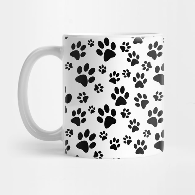 Paw Print Pattern by KA Creative Design